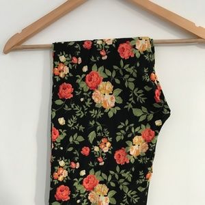 LuLaRoe Floral Leggings
